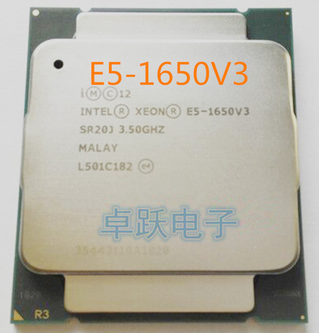 Original E5-1650v3 E5-1650 v3 E5 1650v3 CPU Processor Six Core 3.5GHz 22 nm 140 W scrattered pieces free shipping ► Photo 1/1