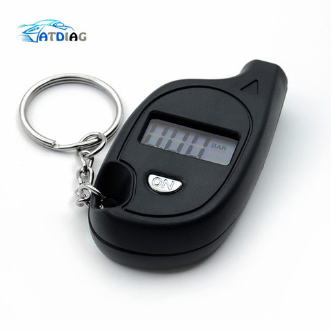Digital Tire Gauge Portable Mini Keychain Digital LCD 3-150 PSI Tire Tyre Wheel Air Pressure Gauge 