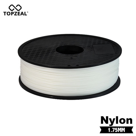 TOPZEAL PA Nylon Filament 1.75mm 1KG for 3D Printer Plastics Filament White Black Transparen Color PA Filament Printing Material ► Photo 1/3