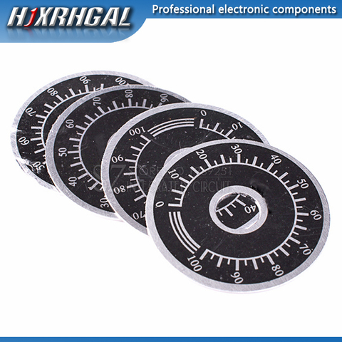 10pcs 0-100 WTH118 potentiometer knob scale digital scale can be equipped with WX112 TOPVR hjxrhgal ► Photo 1/1