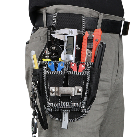 NICEYARD Tool Bag Oxford Tool Belt for Electrician Technician Waist Pocket Pouch Small Tool Bag With Belt Screwdriver Holder ► Photo 1/6