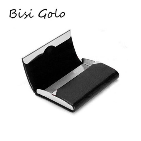 BISI GORO 2017 New Bussiness Card Name Holder PU ID Card Case Bank Card Holder Organizer Wallet Gift Package 7 Colors ► Photo 1/6