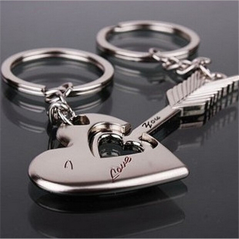 1 Pair Couple Key To Arrow Of Cupid Keychain Valentine's Day Wedding Favors And Gifts Souvenirs Wedding Event & Party Supplies ► Photo 1/1
