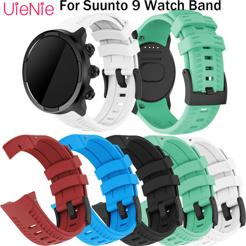 For SUUNTO 9 Frontier/classic silicone Sport Wristband Replacement strap For SUUNTO 9 smart watch bracelet Wrist accessories ► Photo 1/6