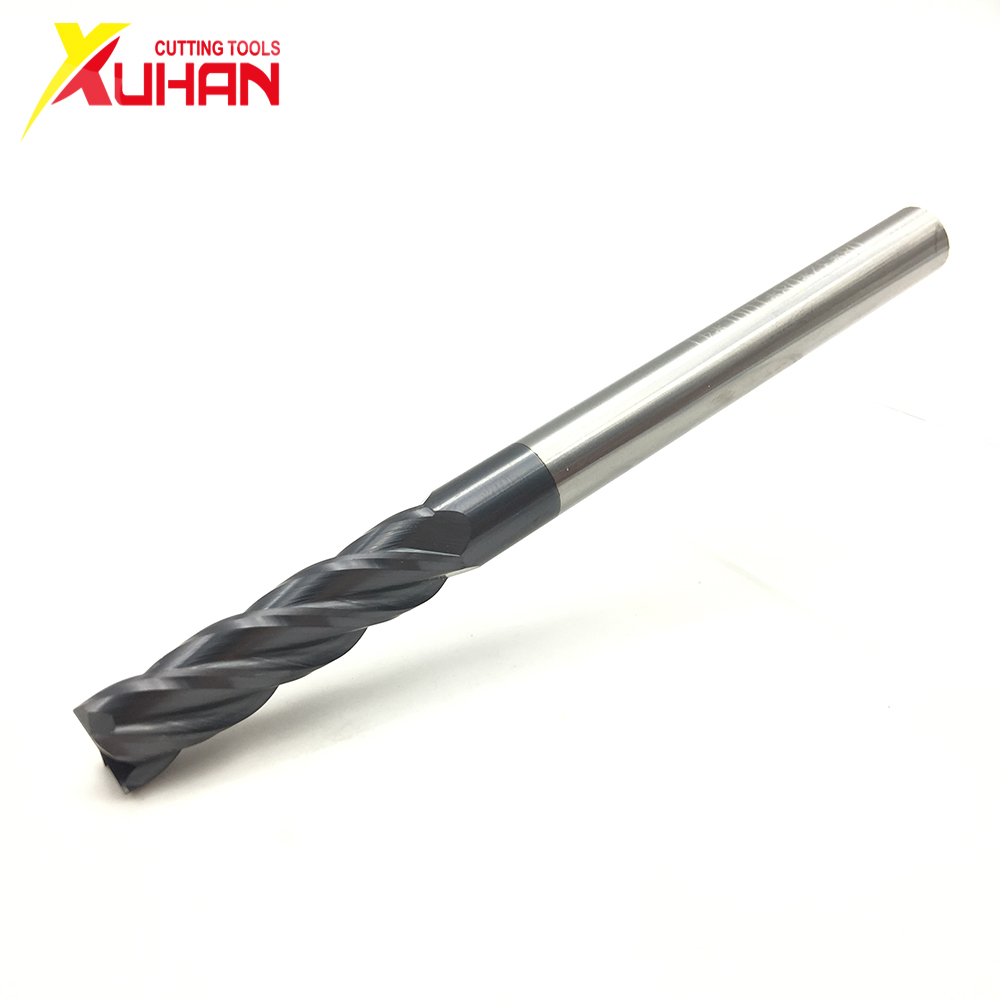 6mm HRC50 4 flute extra long shank 150MM Carbide End Mill milling cutter CNC