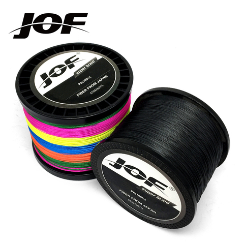JOF 300M 500M 1000M 8 Strands 4 Strands 10-80LB PE Braided Fishing Wire Multifilament Super Strong Fishing Line Japan Multicolor ► Photo 1/6