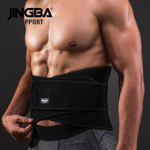 JINGBA SUPPORT Sport Girdle Belt Sweat Waist Abdominal Trainer Trimmer Belt Fitness Equipment Sports Safety Back Support ► Photo 1/6