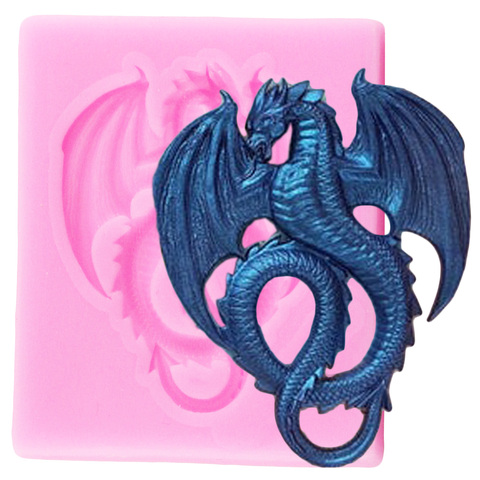 3D Dragon Silicone Mold Cake Fondant Molds DIY Party Cake Decorating Tools Cupcake Chocolate Gumpaste Candy Polymer Clay Moulds ► Photo 1/6