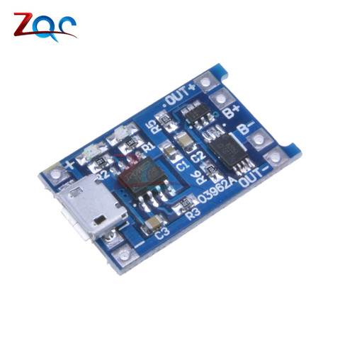 5PCS/Lot Micro USB 5V 1A TC4056 18650 Lithium Battery Charger Charging Board Overcharge Overdischarge Module ► Photo 1/3