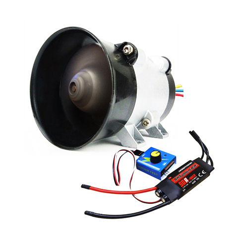 Car Electric Turbine Power Turbo Charger Brushless Hall-free Three-Phase Motor With DC12V 50A Supercharger Driver Controller ► Photo 1/6