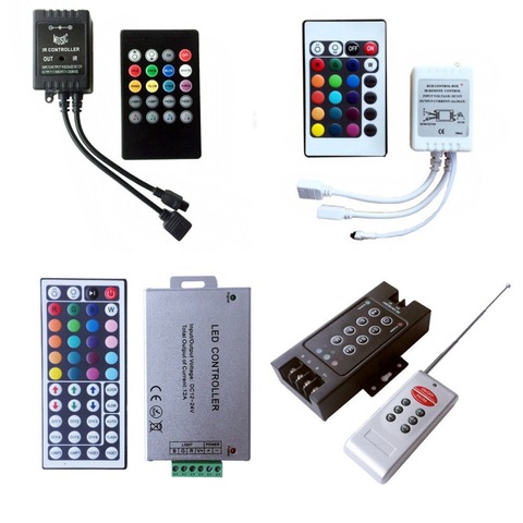 5M RGB Led strip Light 3528 SMD Waterproof Remote Controller 24/44 key IR Remote