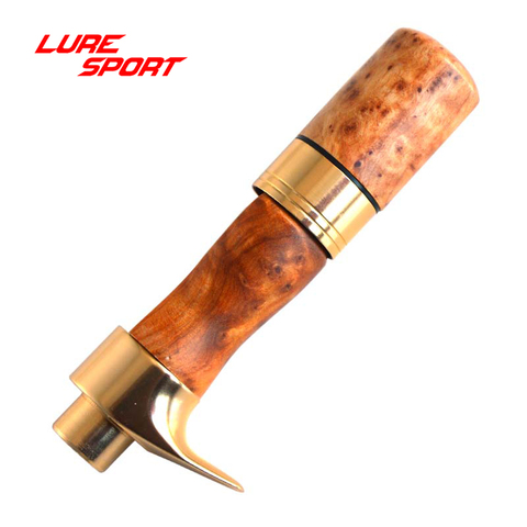 LureSport Burl wood Aluminum reel seat Fishing Rod Building Component spinning casting reel seat Repair Pole DIY Accessory ► Photo 1/6