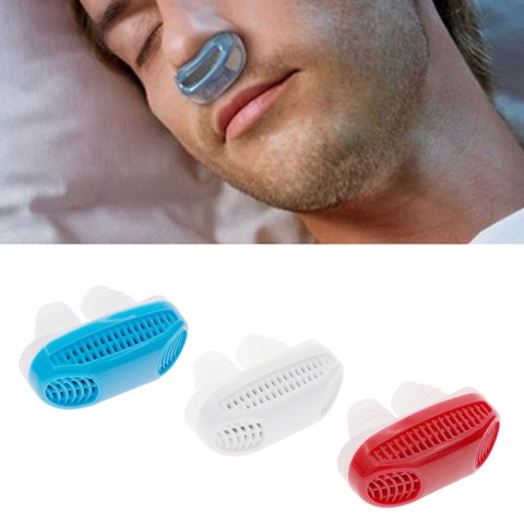 Sleeping Anti Schnarchen Nase Clip Silicone Magnetic Anti Snoring Nose Clips Breathing Stop Snore Apnea Anti Snore Clip Device ► Photo 1/6