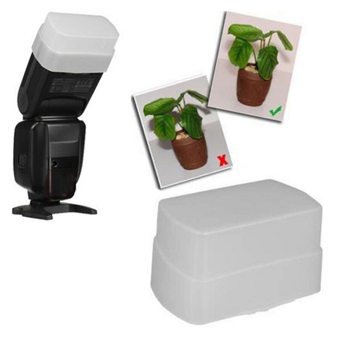 Camera Photo Softbox Flash Diffuser Soft Cap Box For Canon Speedlite 580EX II Yongnuo YN560 ► Photo 1/1