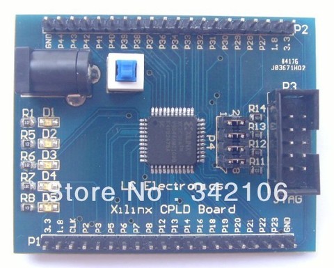 Free Shipping!!!   Xilinx CoolRunner-II XC2C32A CPLD development board learning board breadboard ► Photo 1/1