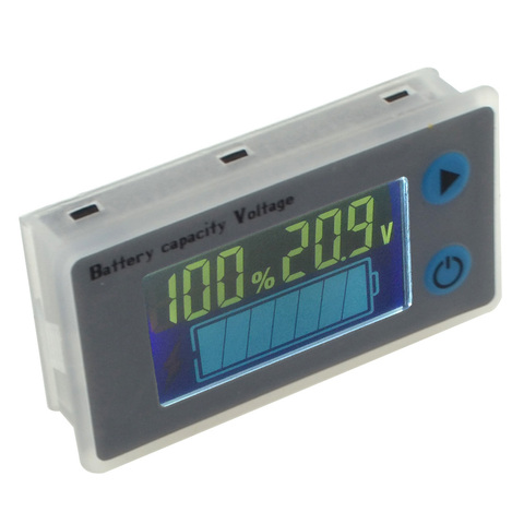 DC10-100V LCD Acid Lead Lithium Battery Capacity Indicator Digital Voltmeter Voltage Tester with Temperature Display 12006003 ► Photo 1/1