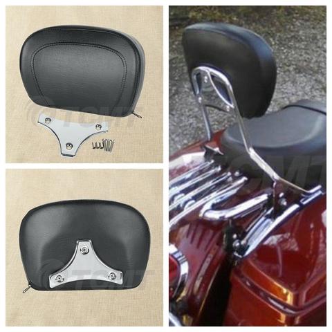 Motorcycle Sissy Bar Passenger Backrest Pad For Harley Touring Street Electra Glide FLHX FLHTCU 1997-2022 ► Photo 1/1