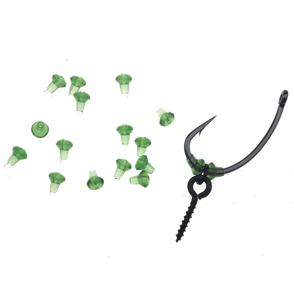 Rompin 50pcs Hook Stops Beads Carp Fishing Accessories Stopper Green Black Carp  Fishing Hair Chod Ronnie Rig Pop UP Boilie Stop - Price history & Review, AliExpress Seller - Rompin Store