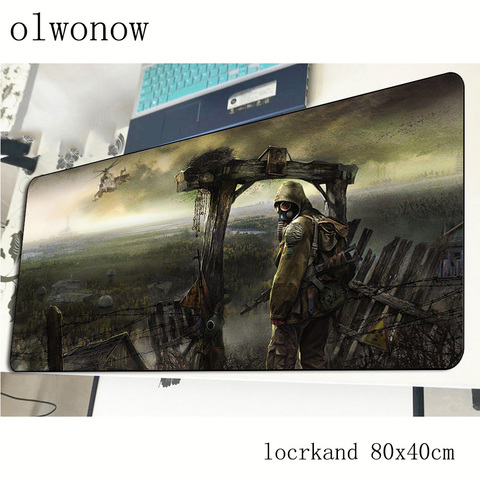 stalker mousepad 800x400x3mm locrkand gaming mouse pad gamer mat hot sales game computer desk padmouse keyboard large play mats ► Photo 1/5