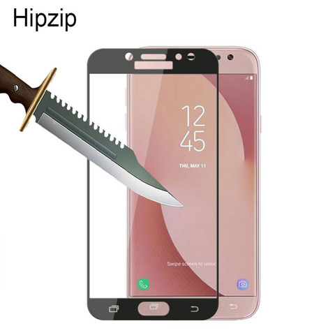 9H Hardness HD Tempered Glass For Samsung Galaxy J5 2017 (5.2 inch) J530F/DS J530Y/DS Full Coverage Film Screen Protector Sklo ► Photo 1/6