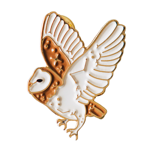 Owl Enamel Pin Bird brooch ► Photo 1/1