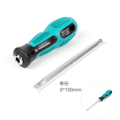 Quick-Change Rod Replaceable Slotted Phillips Screw Drivers Double head Useful Multi Hand tool Repair Screwdrivers Bit Kit ► Photo 1/1