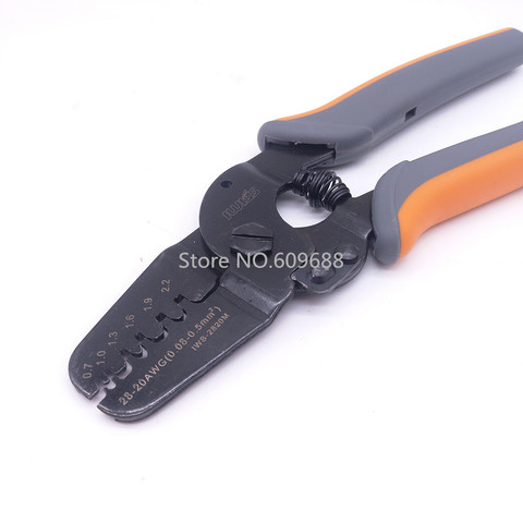 IWISS Mini Micro Open Barrel Crimping Tools Crimper Terminal Pliers for 28-20AWG JAM, Molex, Tyco, JST Terminals and Connectors ► Photo 1/4