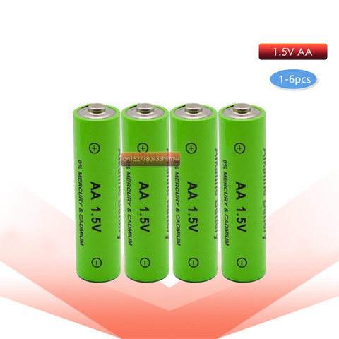1-4pc New Brand AA rechargeable battery 3000mah 1.5V New Alkaline Rechargeable batery for led light toy mp3 ► Photo 1/3
