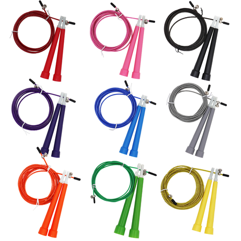 NEW Steel Wire Skipping Skip Adjustable Jump Rope Fitnesss Equipment Exercise Workout 3 Meters ► Photo 1/6