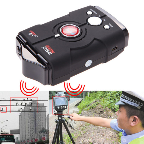 Anit Laser Radar Detector V8 English/ Russian voice Car Radar Detector 16 bands X K NK Ku Ka Laser VG-2 LED Display Car Detector ► Photo 1/6