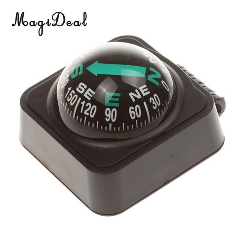 MagiDeal Adjustable 1Pc Navigation Dashboard Car Compass Cycling Hiking Direction Pointing Guide Ball for Outdoor Car Boat Truck ► Photo 1/6