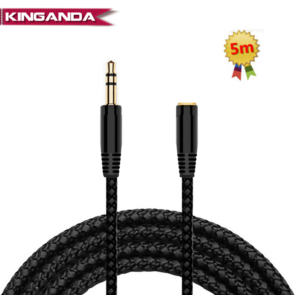 3.5mm Male to Male M/M Stereo Audio Headphone Earphone Extension Cord Cable