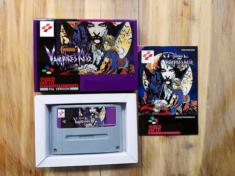 16Bit Games ** Castlevania Vampire's Kiss ( EUR PAL Version!! Box+Manual+Cartridge!! ) ► Photo 1/1