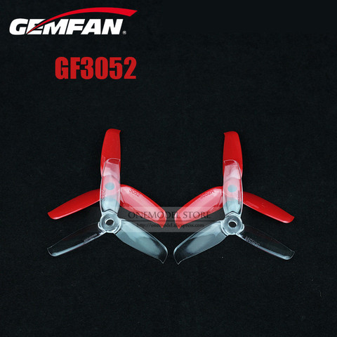 2Pairs/6Pairs/ Gemfan 3inch 3052 GF3052  3 Bades  Propeller compatible 1306/1806 motor for FPV mini 130mm quadcopter frame kit ► Photo 1/6
