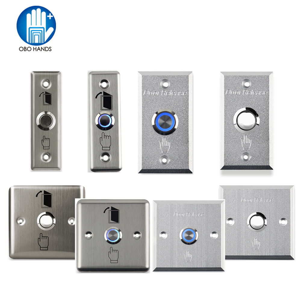 Stainless Door Exit Push Button Control Station Switch Release Lock Gate System 