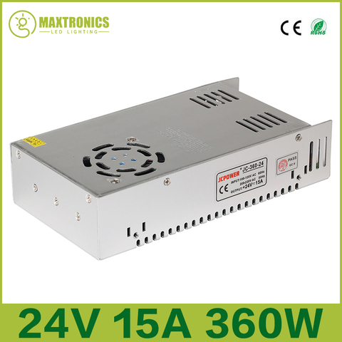 2016 Best price 24V 15A 360W Universal Regulated Switching Power Supply for CCTV Led Radio Free shipping ► Photo 1/5