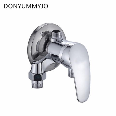 DONYUMMYJO 1pc Wall Mounted Triangular Shape Bathroom Shower Faucet Hot and Cold Tap ► Photo 1/5