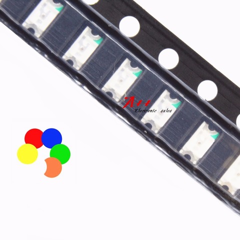 100PCS 1206 SMD LED Highlight Light-emitting Diode red/blue/yellow/green/white/orange ► Photo 1/3