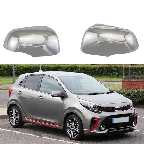 Novel style 2PCS ABS Chrome plated Rearview door mirror cover For Kia Picanto Morning 2014-2022 Auto supplies ► Photo 1/6