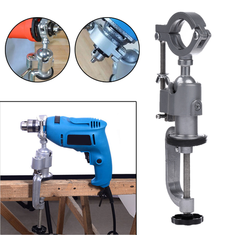 Mini Drill Holder Stand Clamp-on Electric Drill Bench Back 360 Rotating Bench Grinder Blacket Used for Dremel ► Photo 1/5