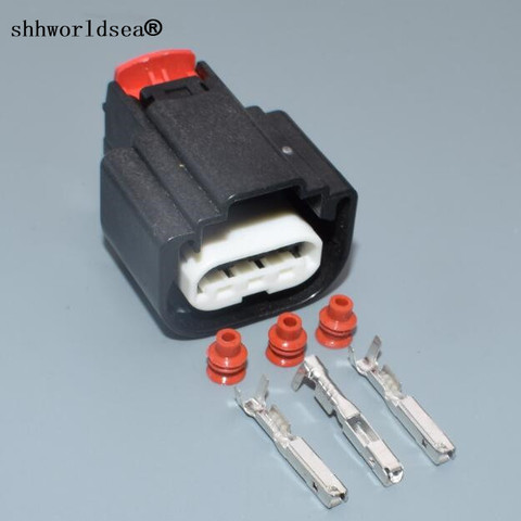 shhworldsea 1/2/5/30/100sets 0.6mm 3pin auto housing plug waterproof ignition coil plug connector 34250-3065 ► Photo 1/4