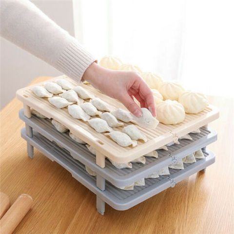 Non-slip Dumplings Storage Rack Plastic Can Be Superimposed Buns Baking Pastry Holder Tray Cooking Tool Kitchen Accessories ► Photo 1/6