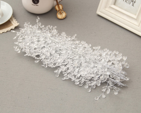DIY long water drop 15 fork acrylic wire beads beads wedding handmade wedding accessories ► Photo 1/4