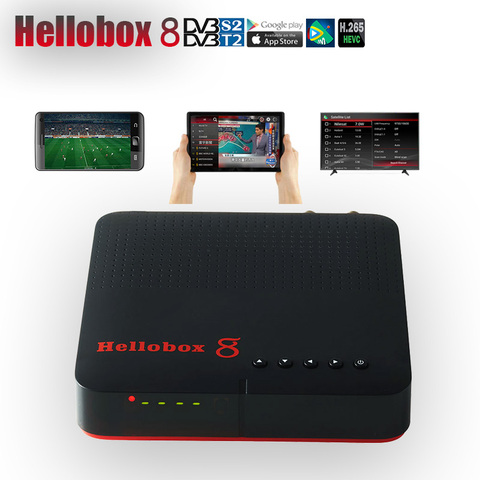 Hellobox dvb t2/S2/C Satellite Receiver Combo TV BOX Play On Mobile Phone Satellite TV Receiver APP Support Android/iOS/Windows ► Photo 1/6