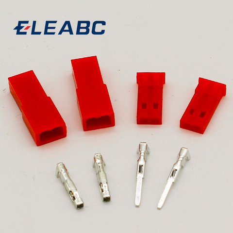 ,50set/lot JST Connector Plug 2pin Female, Male and Crimps RC battery connector for Auto,E-Bike,boat,LCD,LED ect ► Photo 1/4