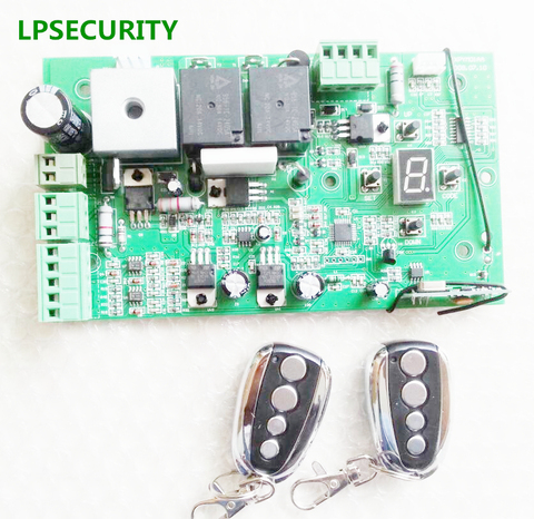 LPSECURITY 24VDC motherboard circuit board sliding DC motor controller 2 or 4 remote control as optional ► Photo 1/6