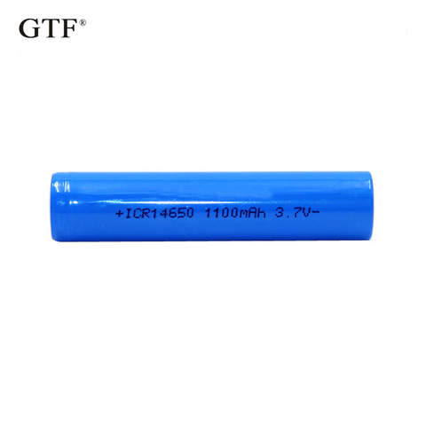 1pcs/lot 14650 battery 1100mah 3.7V Li-ion battery rechargeable battery with flat top ► Photo 1/5