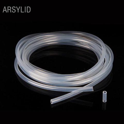 ARSYLID 1meter 8x12 water cooling pipe transparent ultra soft silicone pipe for water block radiator Waterblock cooler ► Photo 1/4