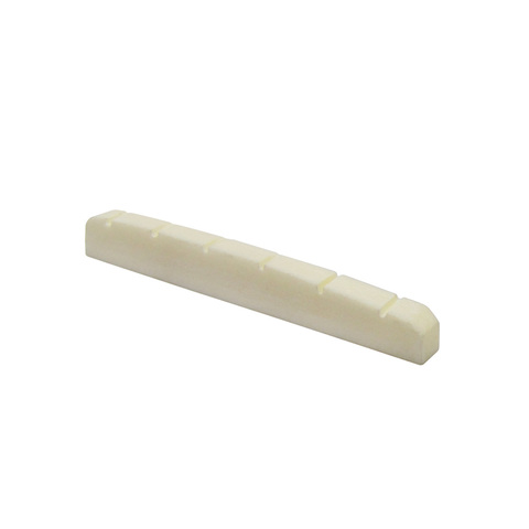 FLEOR Slotted Guitar Nut Bone Up-Saddle 43x5.5-4x3mm for 6 String Electric Guitar ► Photo 1/6