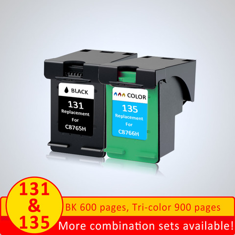 XiangYu for HP131 Ink Cartridges for HP 131 135 460/5743/5940/6940/2573/8753/1600/2350/2355/6520/2570/2600/2700/8000/8150/6620 ► Photo 1/6